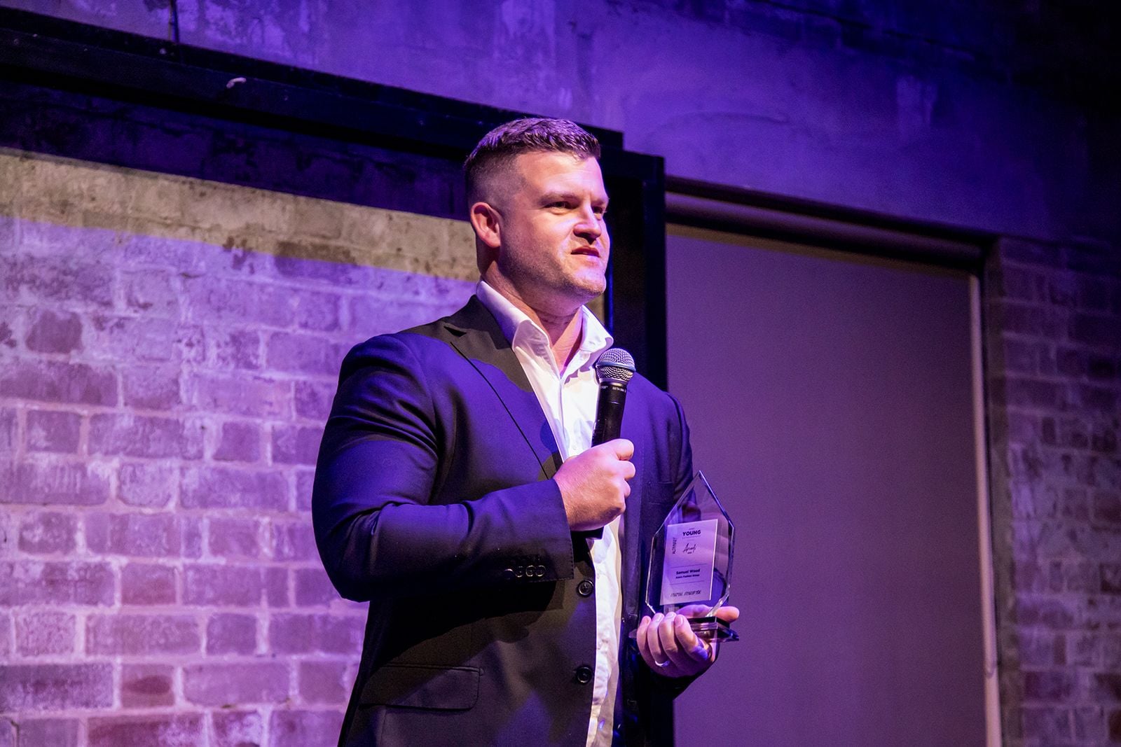2025 Sydney Young Entrepreneur Awards Gala dinner Founders celebrating at the 2025 Sydney Young Entrepreneur Awards gala